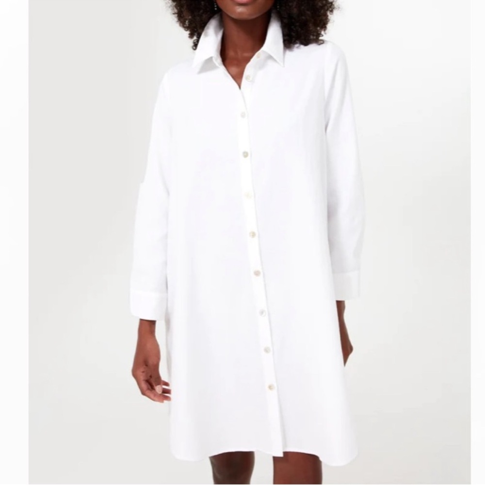 NWT Tuckernuck x Pomander Place Tuckernuck White Oxford Harris Oversized Shirt